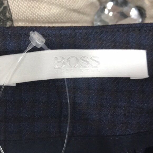 HUGO BOSS Tulea Shadow Check Wool Pants - Picture 7 of 9